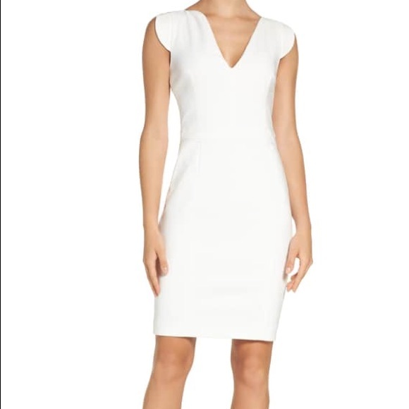 French Connection ‘Lolo' Stretch Sheath Dress - Picture 1 of 8